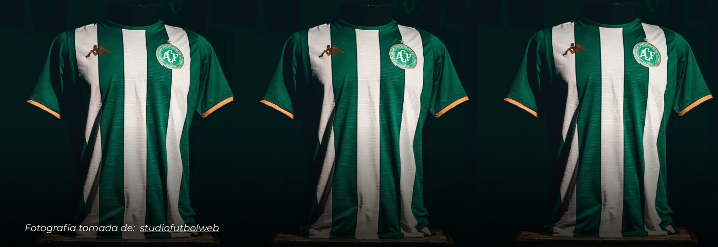 Chapecoense presenta camiseta en homenaje a Atlético Nacional y a las víctimas del accidente de 2016