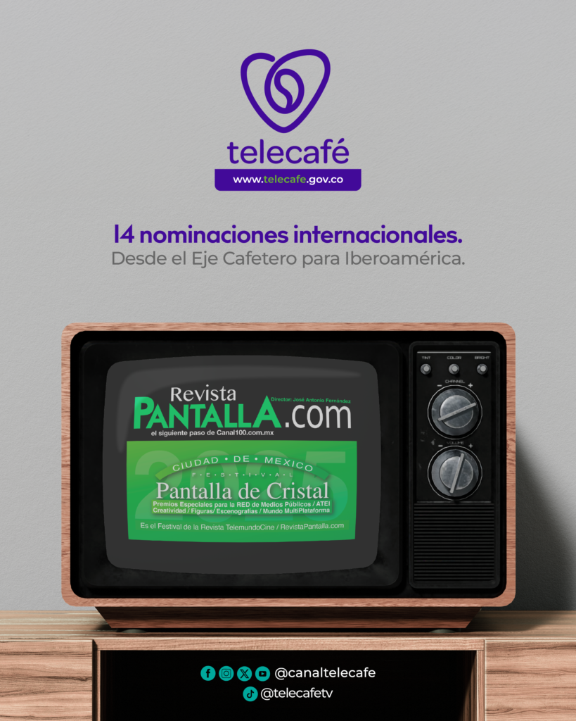 Telecafé, gran protagonista en los Premios Internacionales Pantalla de Cristal 2026