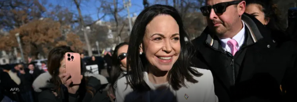 María Corina se reúne con Donald Trump para hablar sobre la libertad de Venezuela