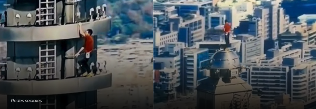 Alex Honnold escala el rascacielos Taipei 101 sin cuerdas ni protección