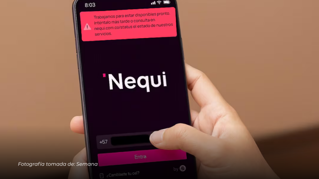 Usuarios reportan fallas en Nequi y la plataforma presenta intermitencias este 3 de febrero