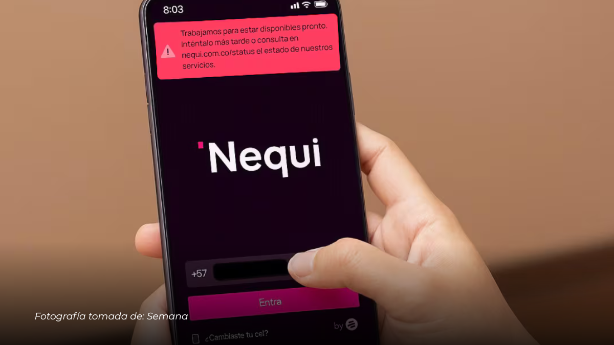 Usuarios reportan fallas en Nequi y la plataforma presenta intermitencias este 3 de febrero