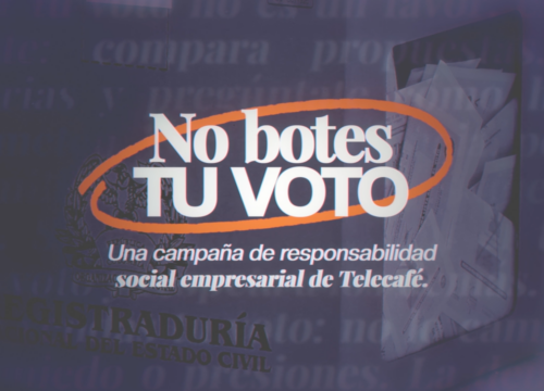 No botes tu voto: campaña de responsabilidad social de Telecafé por una democracia libre e informada