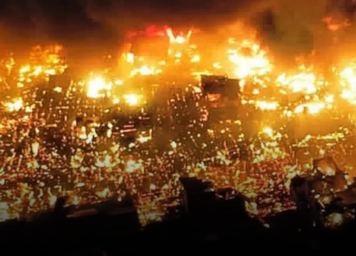 Incendio arrasó cerca de 1.000 viviendas en Bongao, Filipinas