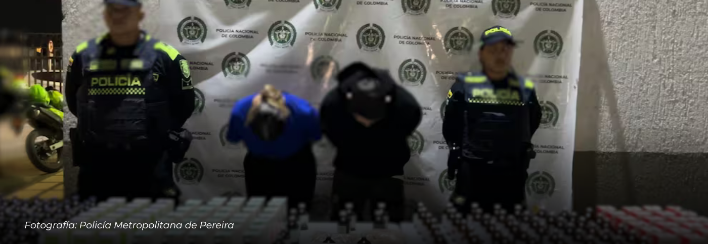 Decomisan ketamina destinada al microtráfico en Pereira y Dosquebradas