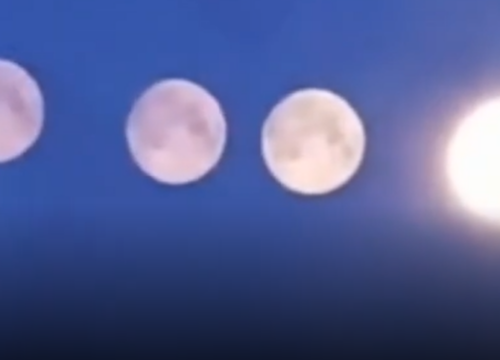 El extraño efecto visual que hizo ver cuatro lunas en el cielo de San Petersburgo
