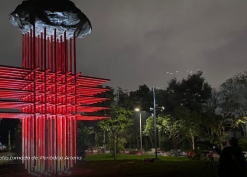 “Umbral”: homenaje en Bogotá a 460 trabajadores de la salud