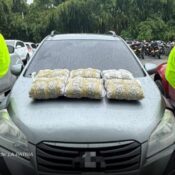 Encuentran carro abandonado con marihuana en barrio de Armenia