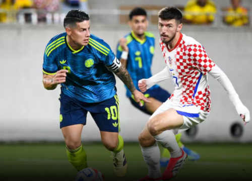 Colombia cae ante Croacia y rompe su invicto frente a selecciones europeas