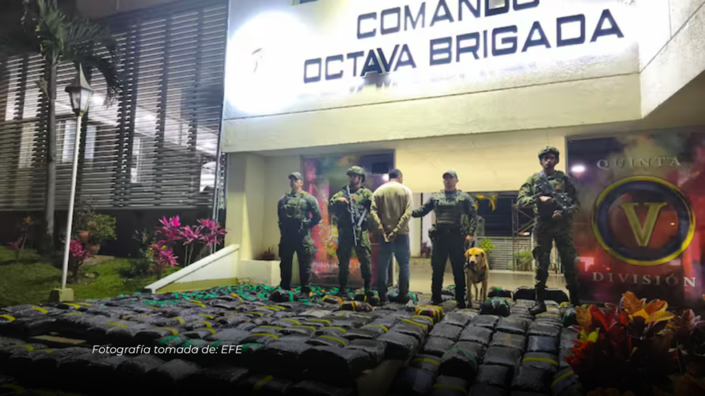 Incautan 800 kilos de marihuana en vía entre Quindío y Tolima y capturan a un hombre