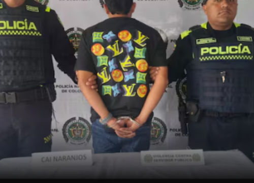 Conductor arrolla a agentes de tránsito en Armenia y deja tres heridos