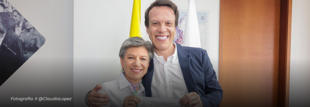 Leonardo Huerta acompañará a Claudia López en la contienda presidencial