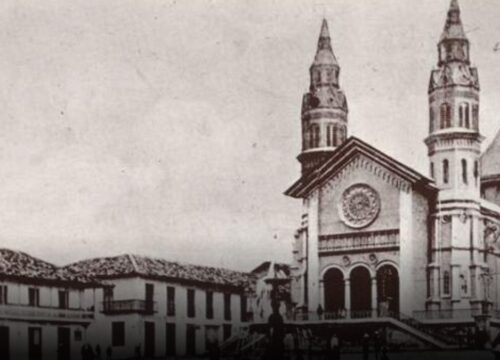 Manizales recuerda los 100 años del incendio de su primera catedral