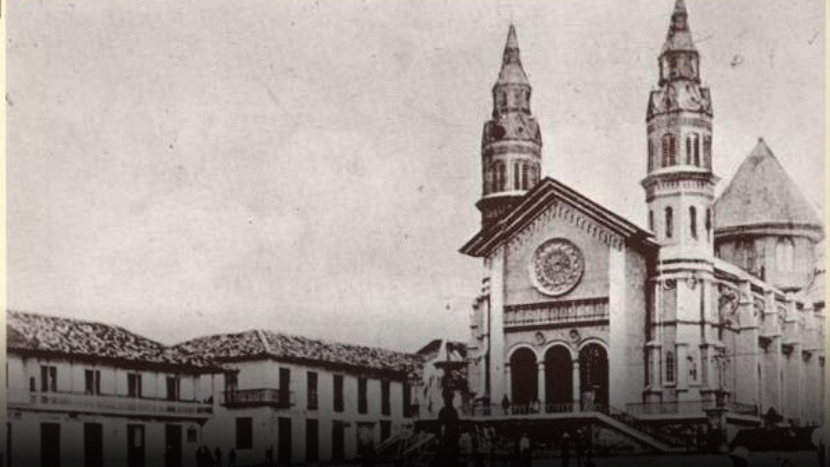 Manizales recuerda los 100 años del incendio de su primera catedral