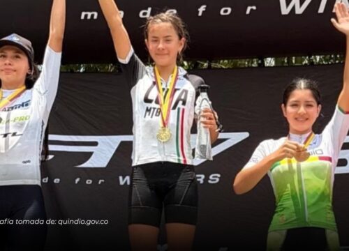 La Quindiana Isabela Morales se coronó en la Copa Colombia de MTB con oro y bronce