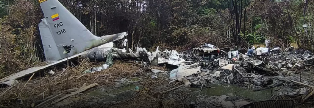 Informe preliminar del Hércules en Putumayo apunta a fallas durante el despegue