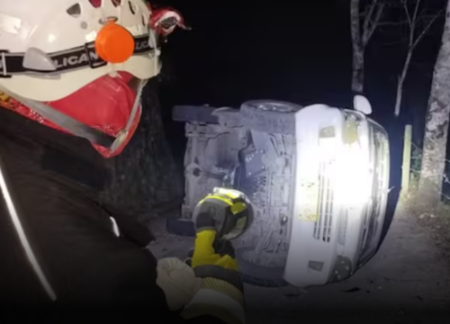 Accidente vial en zona rural de Armenia deja músicos lesionados