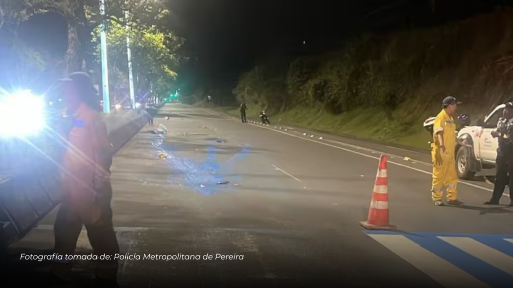 Funcionario de tránsito pierde la vida en accidente con motociclista en Pereira