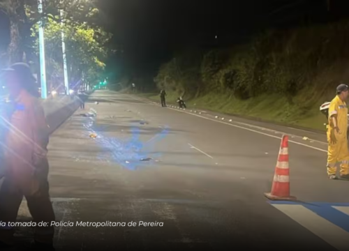 Funcionario de tránsito pierde la vida en accidente con motociclista en Pereira