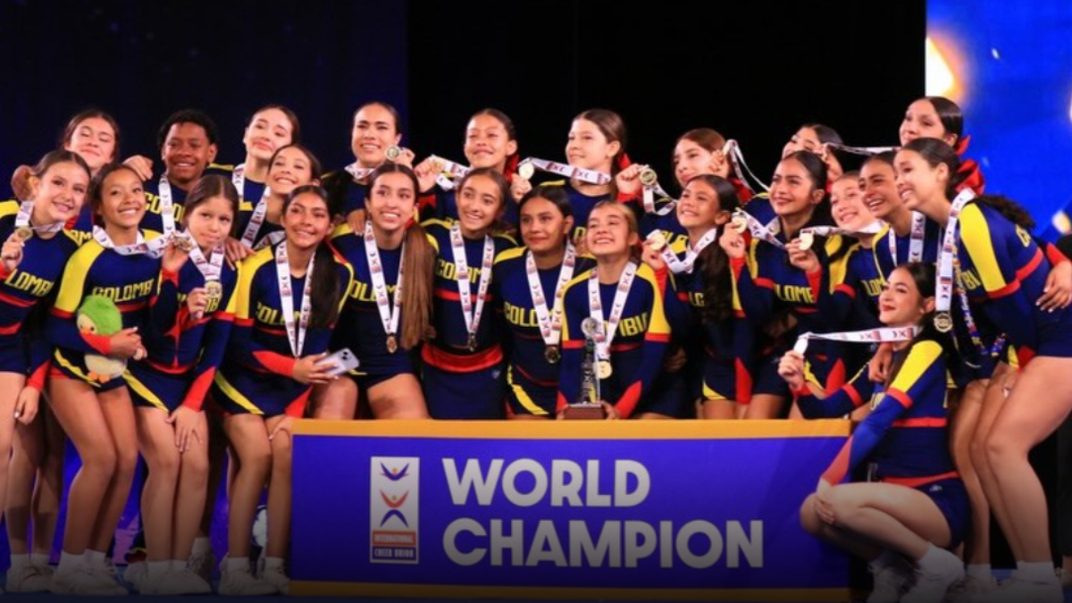 Colombia se corona campeona mundial de porrismo en Estados Unidos