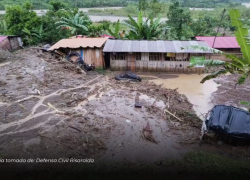 Más de 100 personas afectadas por deslizamientos en zona rural de Pueblo Rico