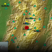 Fuerte temblor despertó al Quindío en la mañana de este jueves
