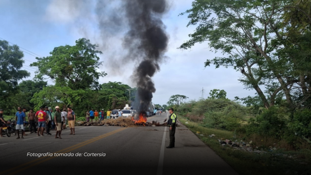 Jornada de disturbios en Bolívar dejó incomunicado corredor hacia Atlántico