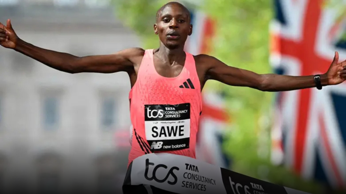 Sebastian Sawe completó una maratón en menos de dos horas e hizo historia en la Maratón de Londres
