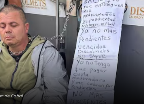 En Santa Rosa de Cabal, paciente se encadena por fallas en entrega de medicamentos