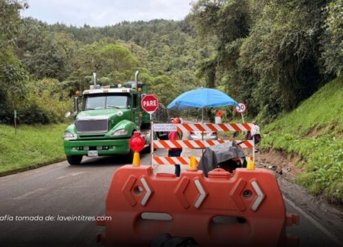 Cierres viales y cambios en la movilidad en Santágueda y La Merced – Salamina desde el 13 de abril