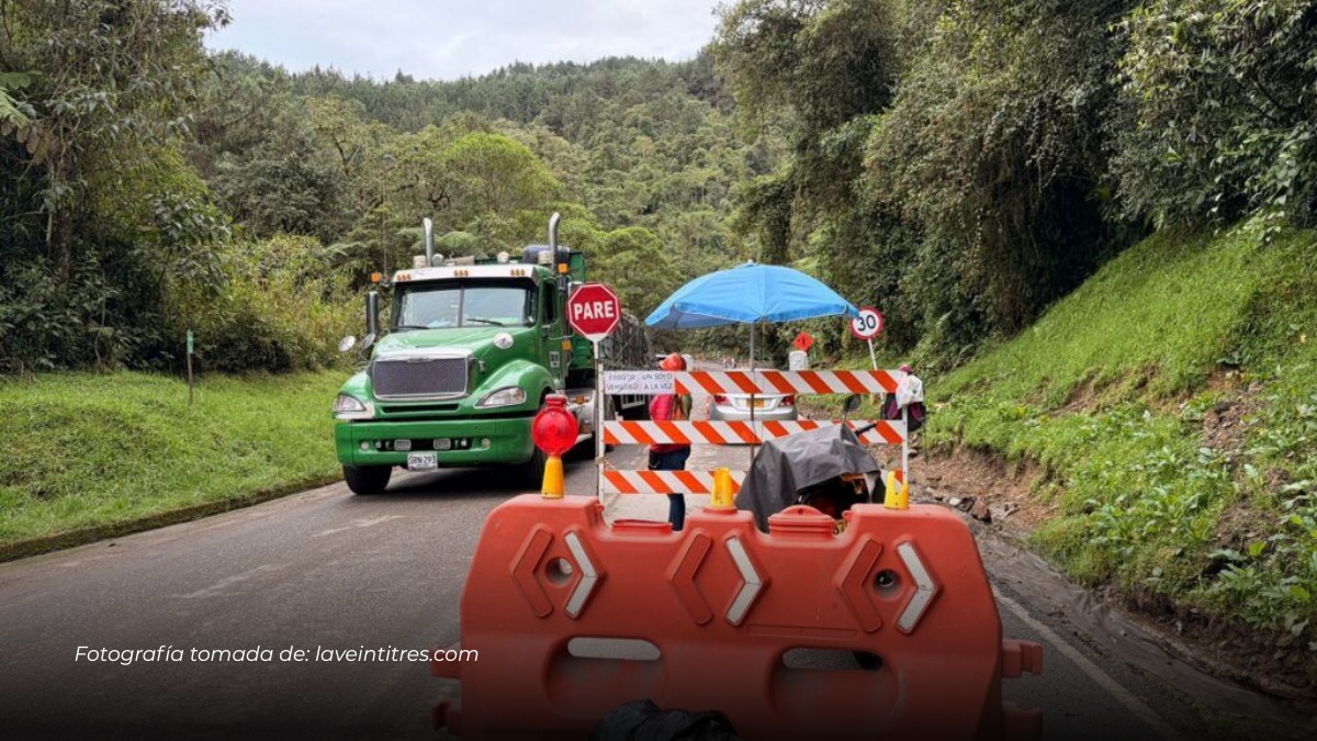Cierres viales y cambios en la movilidad en Santágueda y La Merced – Salamina desde el 13 de abril