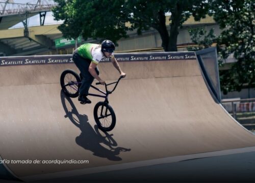 Daniela Morán gana oro en válida nacional de BMX Freestyle disputada en Armenia