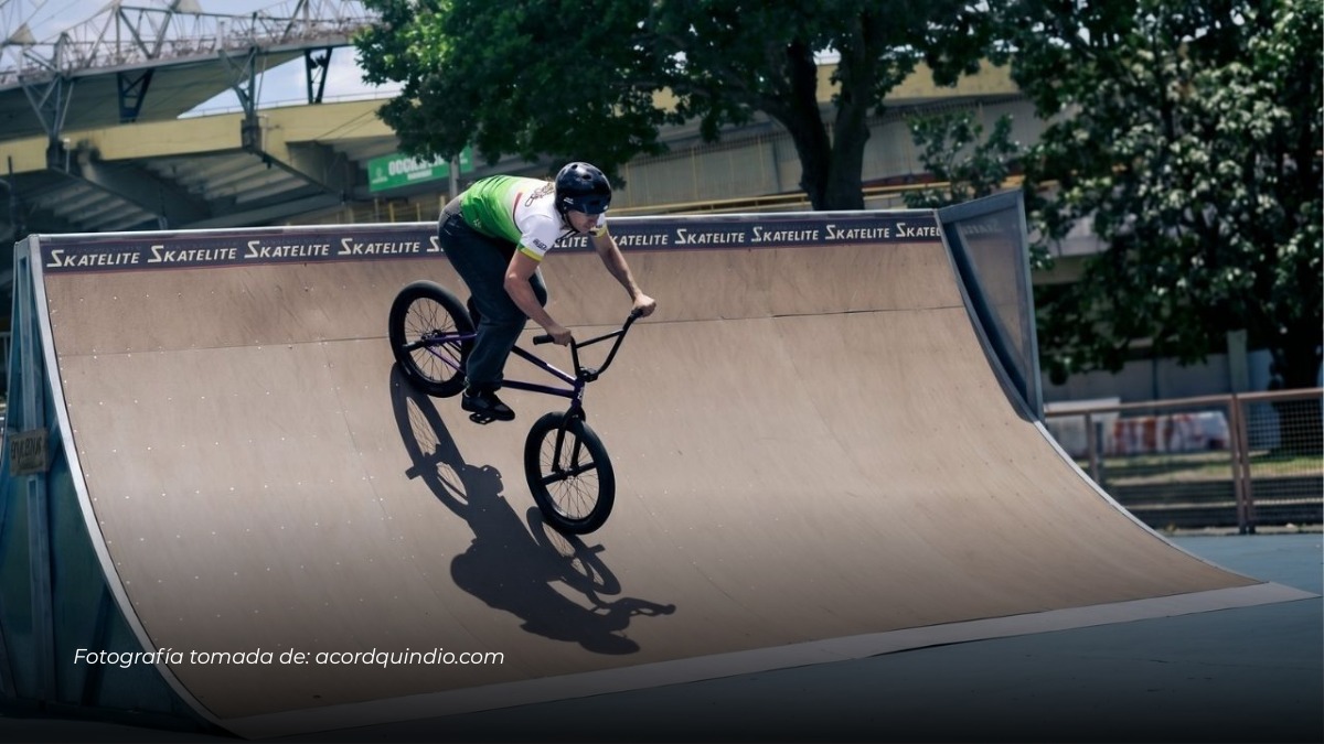 Daniela Morán gana oro en válida nacional de BMX Freestyle disputada en Armenia