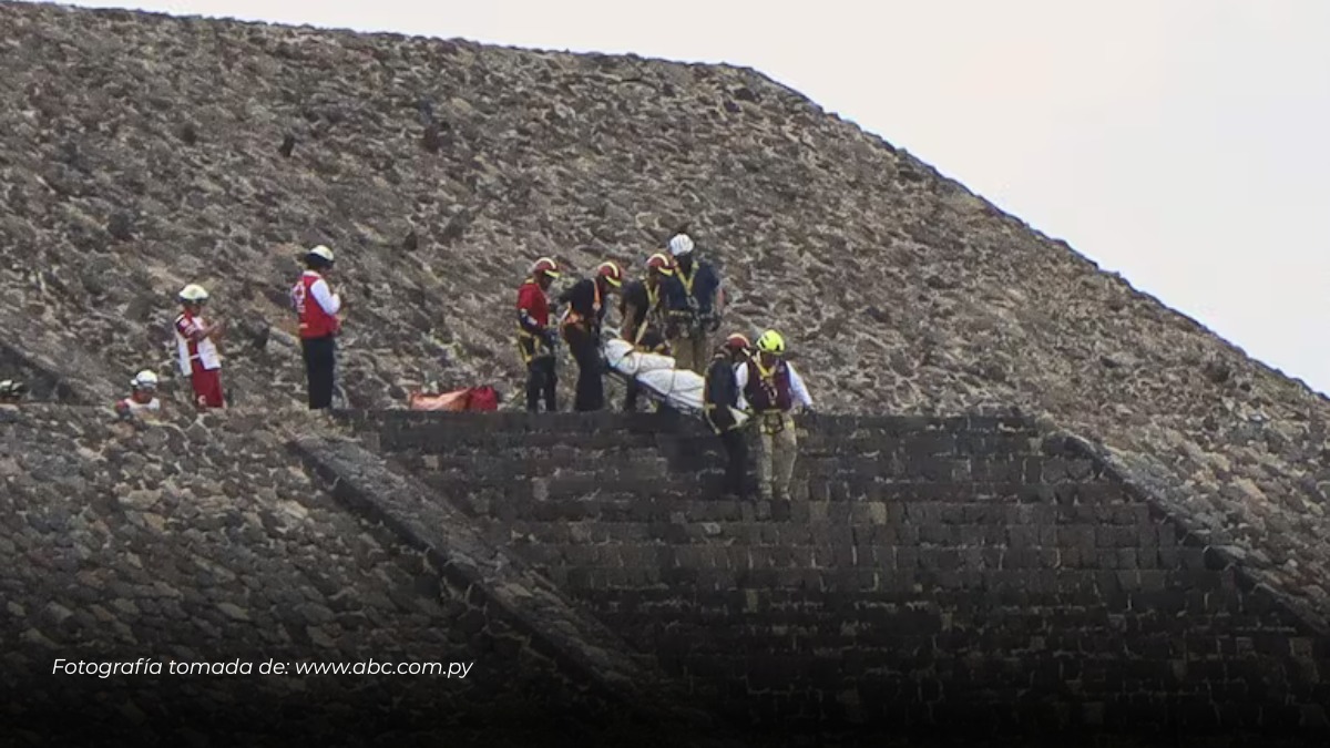 Ataque armado en Teotihuacán deja una turista muerta y varios heridos; agresor se suicida tras el tiroteo