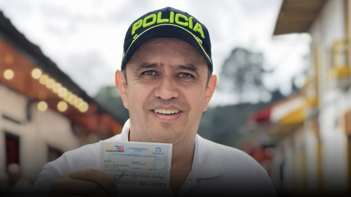 Juan Miguel Galvis, gobernador del Quindío, ejerció su derecho al voto en Salento