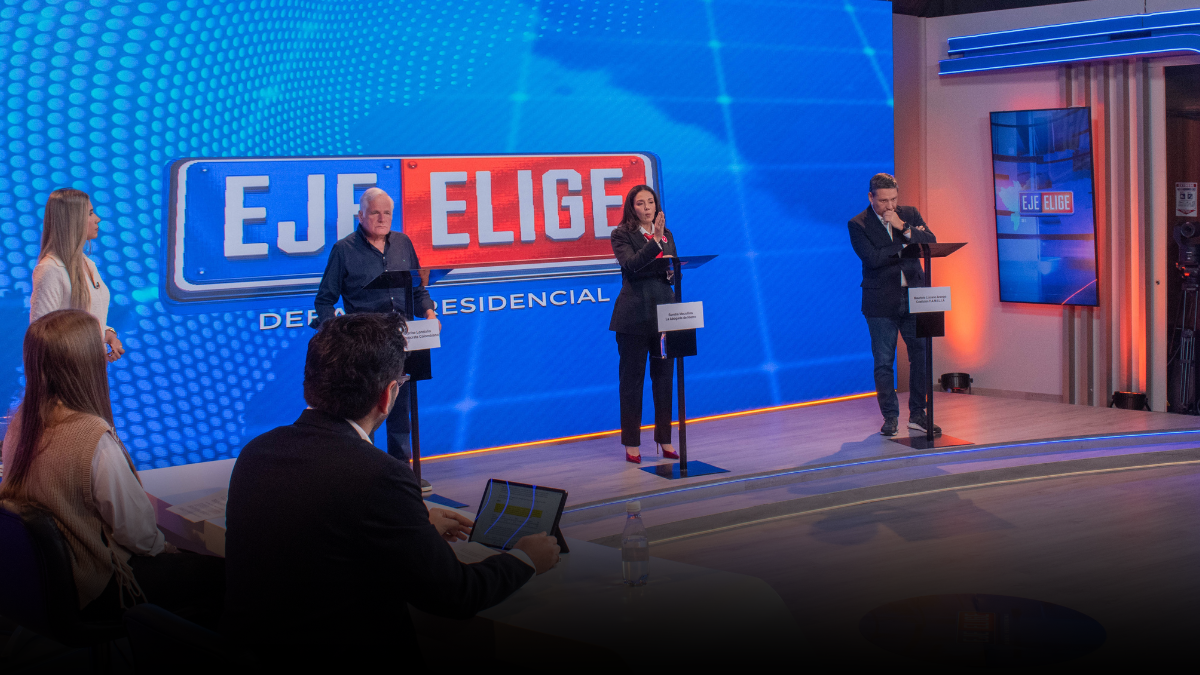 #ElEjeElige2026: Telecafé realizó el gran debate presidencial por el Eje Cafetero