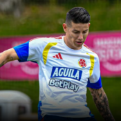 James ya entrena con la Selección Colombia: el capitán comenzó trabajos bajo las órdenes de Lorenzo
