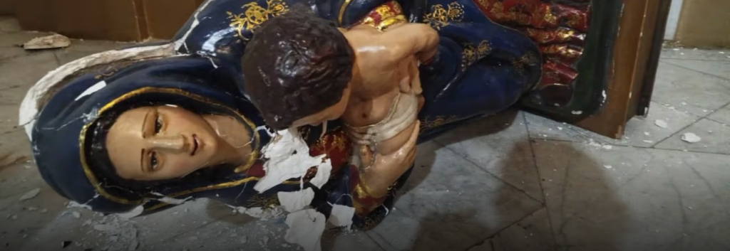Indignación en Cali por presunto acto vandálico dentro de la Iglesia La Ermita