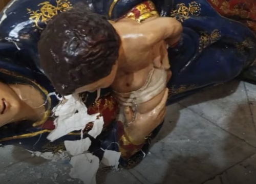 Indignación en Cali por presunto acto vandálico dentro de la Iglesia La Ermita