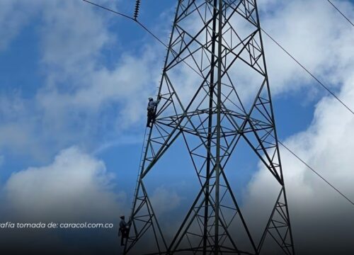 Inician obras para soterrar redes eléctricas en predio de Aerocafé en Palestina, Caldas