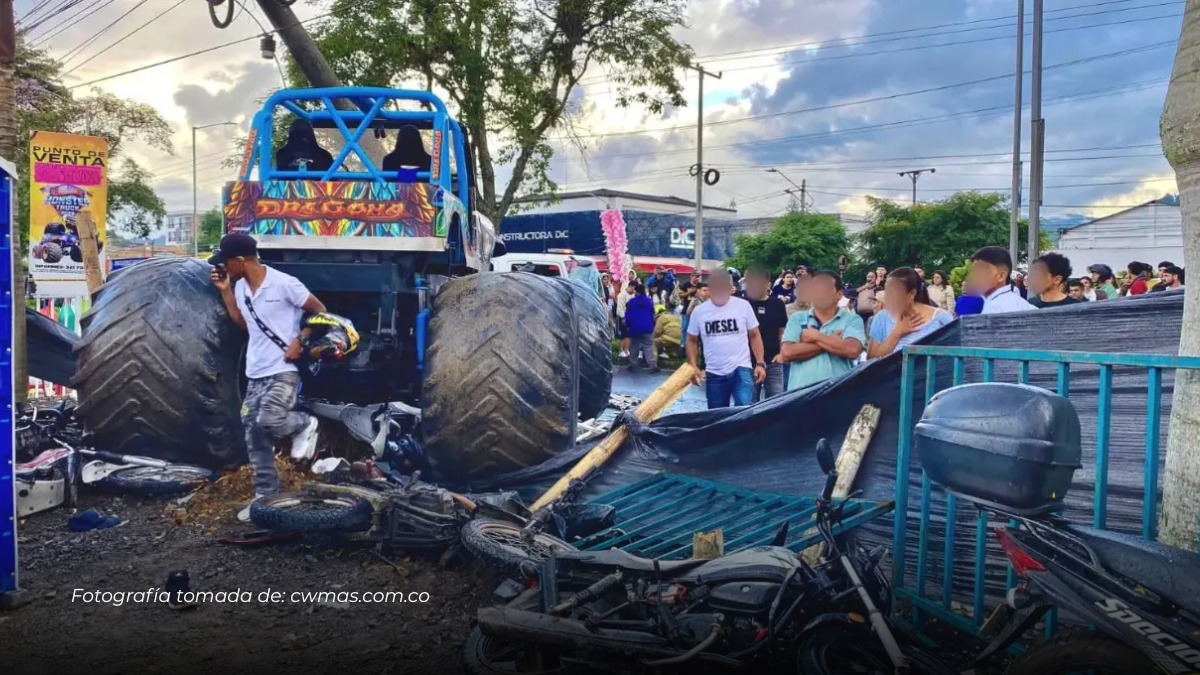 Tragedia en Popayán: vehículo tipo Monster Truck arrolla al público y deja tres muertos y decenas de heridos