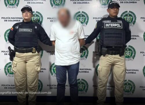 Capturan en Pereira a hombre requerido por Estados Unidos con circular roja de INTERPOL por narcotráfico