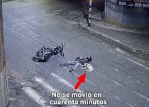 Perro callejero salva a domiciliario tras accidente en Medellín y conmueve a todo un barrio