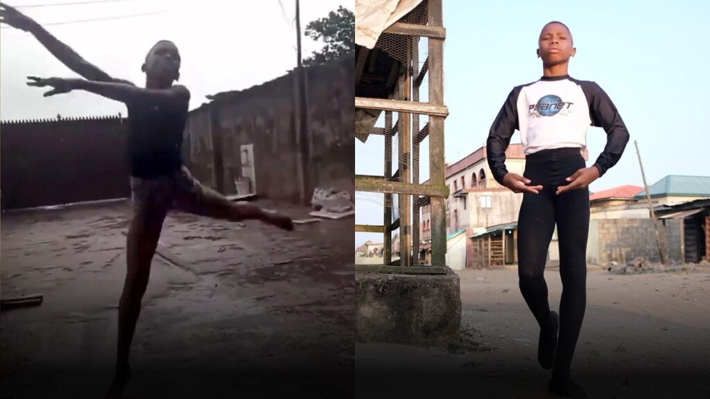 Un video bajo la lluvia cambió para siempre la vida de un niño bailarín en Nigeria