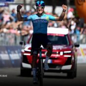 Alberto Bettiol celebró en casa y sacudió la clasificación de los colombianos en el Giro