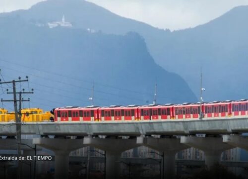Metro de Bogotá avanza con primeras pruebas sobre el viaducto