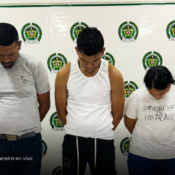 Capturan a tres personas tras presunto robo a comerciante en el sector de El Lago