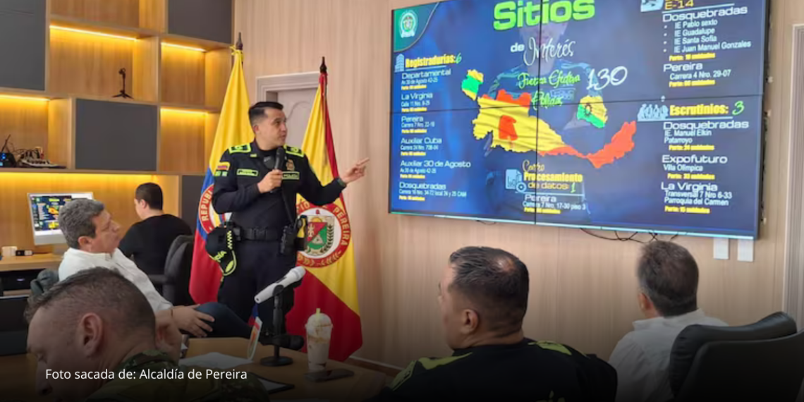 Más de 1.700 uniformados custodiarán la jornada electoral en Pereira y municipios vecinos Más de 1.700 uniformados custodiarán la jornada electoral en Pereira y municipios vecinos