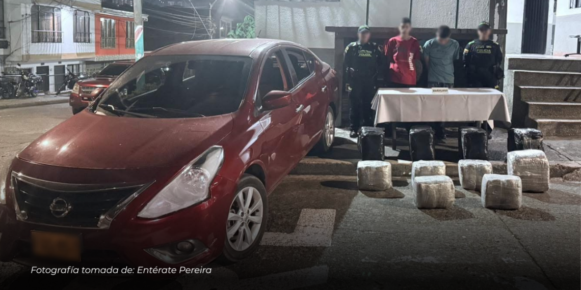 Policía incauta en Pereira un cargamento de 140 kilos de marihuana que sería de las disidencias de las FARC
