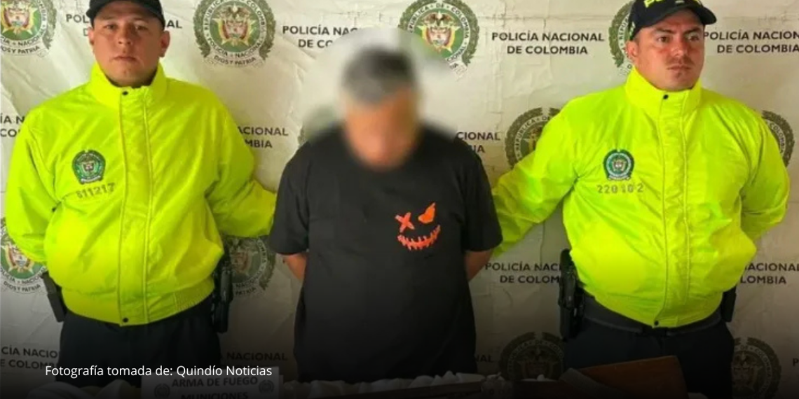Capturan en Circasia a presunto proveedor de armas para estructuras criminales Capturan en Circasia a presunto proveedor de armas para estructuras criminales